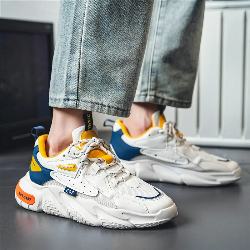 Original Designer Sneakers for Men Casual Sports Shoes Male High Quality Men's Chunky Plaform Shoes Fashion Athletic Trainer Man