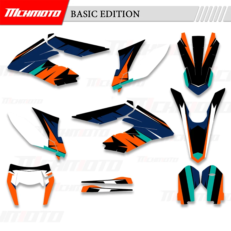 Фото Наклейки MCHMFG DECAL STICKER, графические фоновые комплекты для KTM Freeride 2012 2013 2014 2015 2016 2017 2018 2019 2020 №3