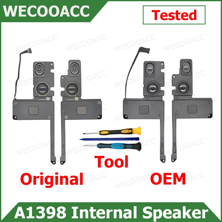 Оригинальный/OEM сменный динамик для ноутбука Macbook Pro Retina 15 дюймов A1398 2012 2013 2014 2015