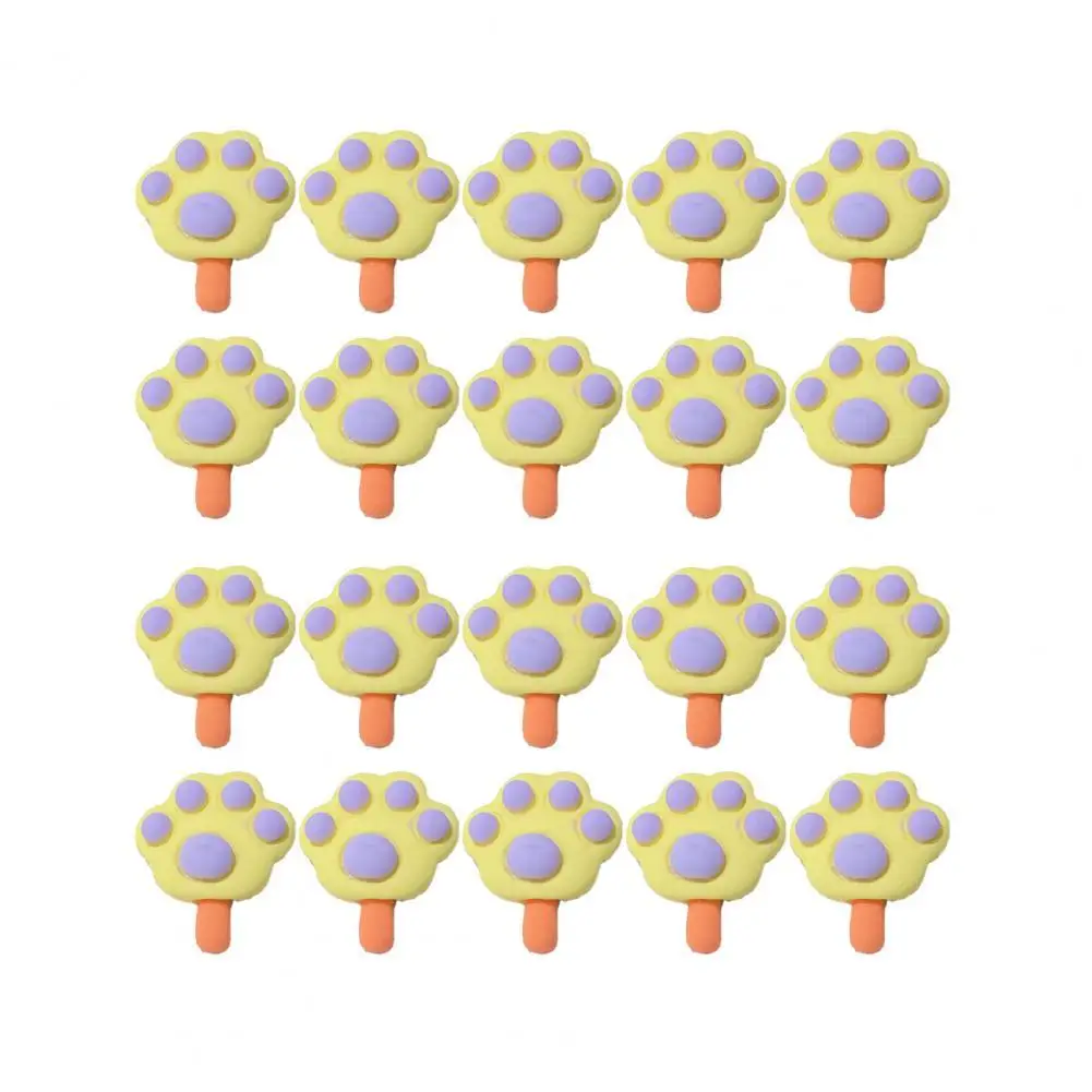 

20 шт. изысканный маникюрный аксессуары в виде кошачьей лапы аксессуары для маникюра легкие долговечные украшения