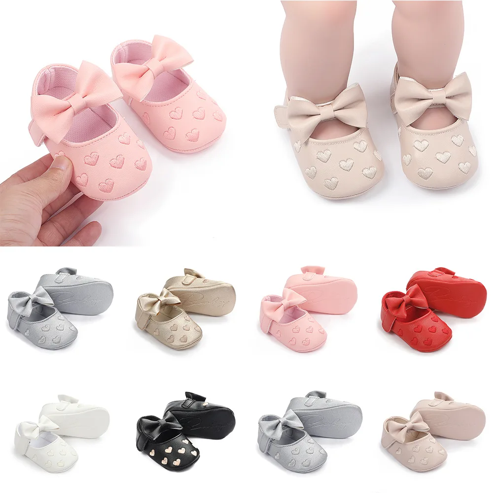 

Toddler Infant Spring New Pu Leather Baby Boy Girl Baby Moccasins Moccs Shoes Bow Fringe Soft Soled Non-slip Footwear Crib Shoes