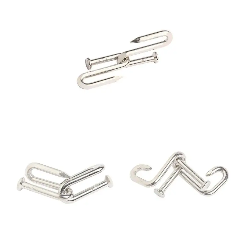 Классический IQ металлический головоломка для маникюра с проволокой игра-пазл