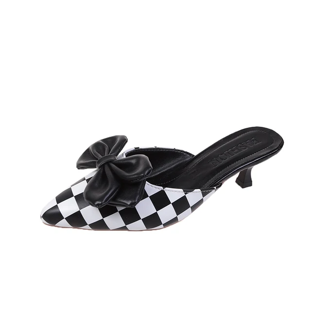 Luxury Slides Women High Heels Mules Fetish Pumps Individual Weave Leisure  Office Ladies Prom Slippers Women's Shoes - купить по выгодной цене |  AliExpress