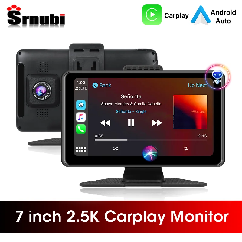 Universal 7 Inch Monitor Car Radio Wireless Carplay Android Auto Multimedia Video Player Smart Screen For Ford KIA VW Nissan