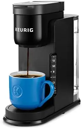 

Maker, Single Serve K-Cup Pod Brewer, Black, 12.8\u201D L x 5.1\u201D W x 12.6\u201D H
