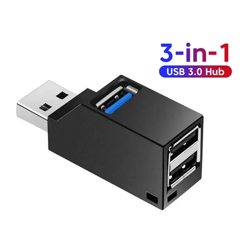 3-портовый USB 3.0 USB2.0-концентратор, высокоскоростной кабельный разветвитель, мини-портативный USB-диск, устройство чтения карт, удлинитель, конвертер клавиатуры для мыши