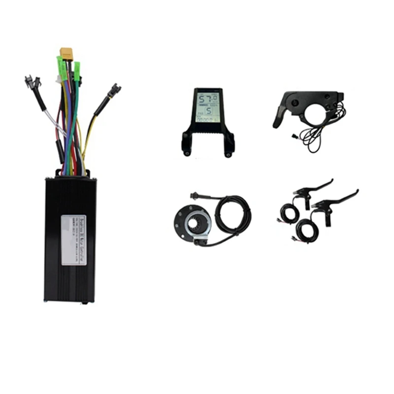 

30A Tri-Mode Controller Set 36V 48V 1000W For Electric Bike Motor Conversion Set With S830 Display Thumb Throttle