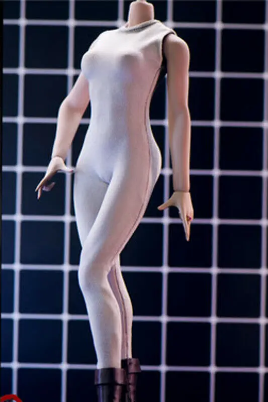 

1:6th grey One-piece Stretch tights Clothes For 12" TBL PH Figure Body