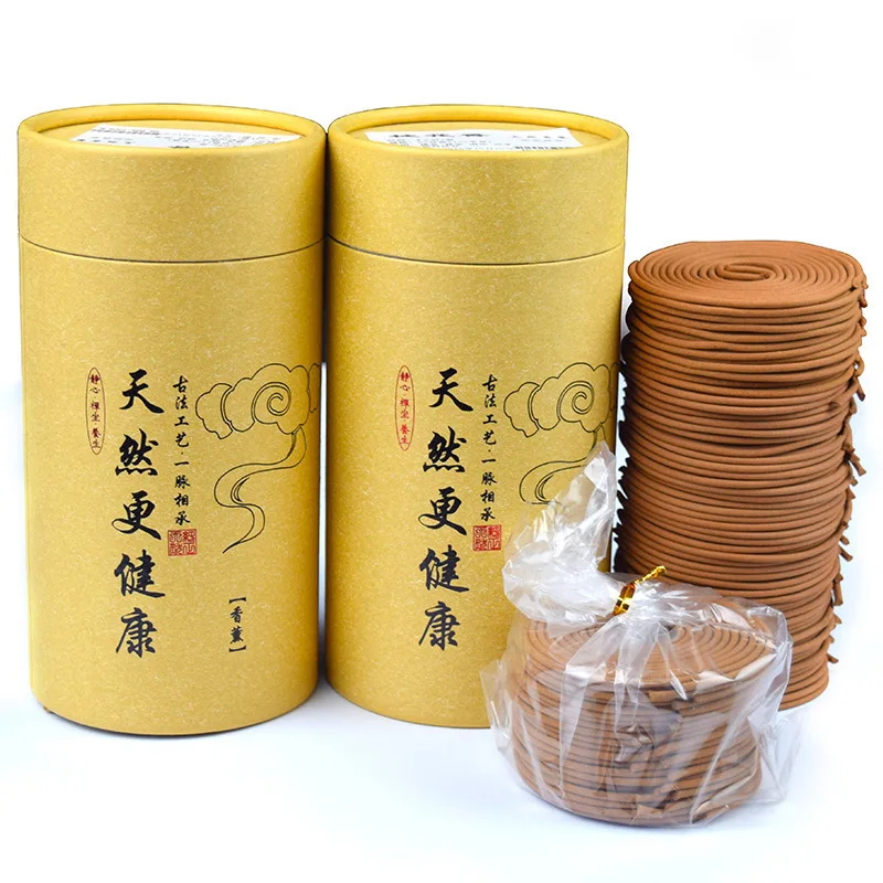 120 Plate Natural Sandalwood Agarwood Coil Incense Aromatherapy Buddha Yoga Incense Indoor Smell Burning  Home Fragrance