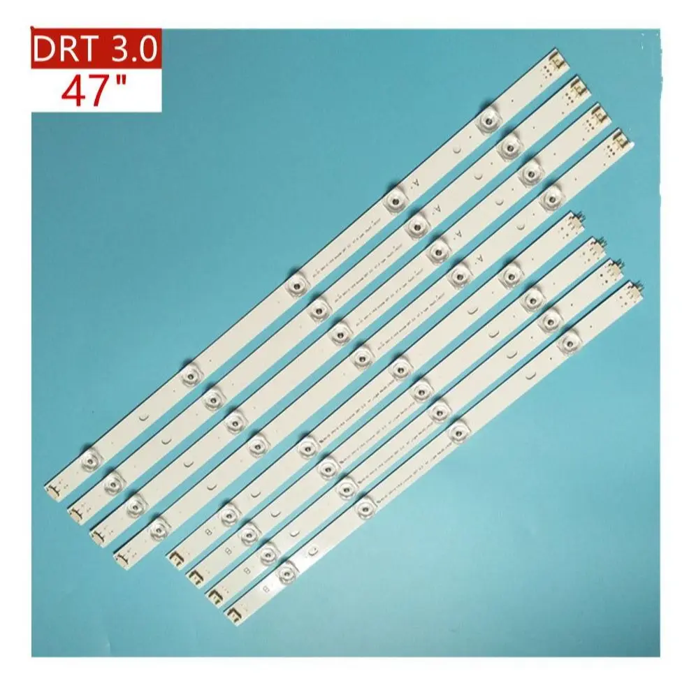 

8 PCS/set LED backlight strip For LG innotek DRT 3.0 47 inch A B 6916L-1715A 1716A 47LB653V 47LB652V 47LB650V 47LB631V 47LB630V