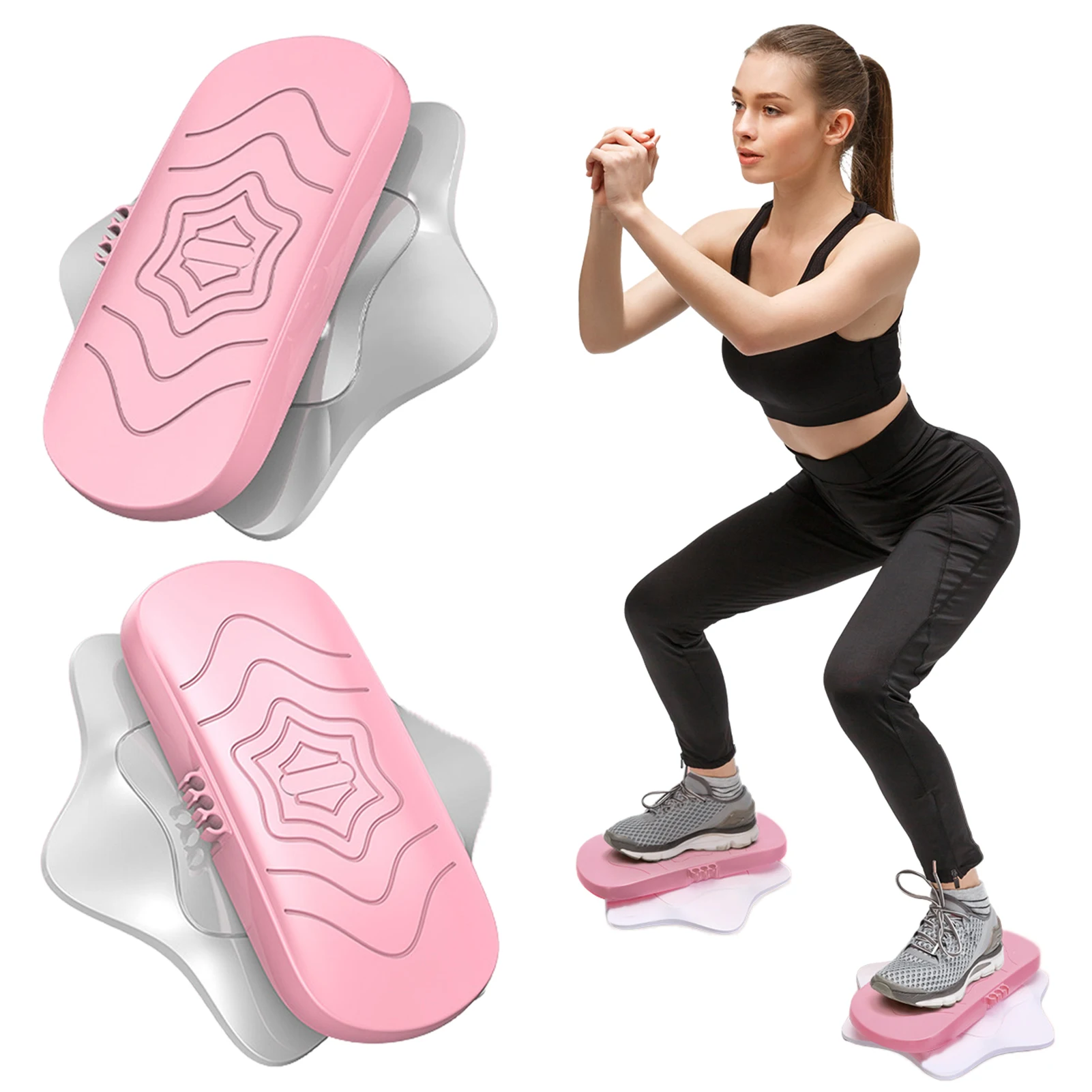 

Twist Waist Disc Board Fitness Thin Waist Disc Twist Board Balance Board Slimming Legs Yoga Equipment Abdominal Trainer Disc