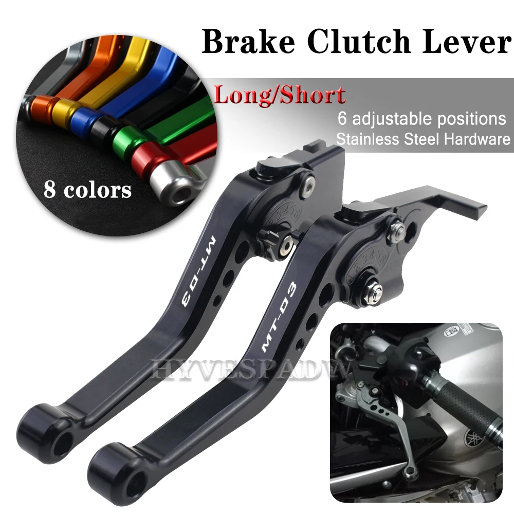 

For YAMAHA MT-03 MT03 2005-2014 Motorcycle Accessories Long / Short Handles Brake Clutch Levers