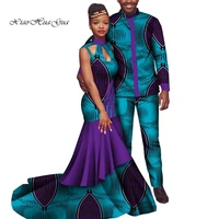 special link africa couple clothes dress l size for women and african suits 2xl for men wyq328