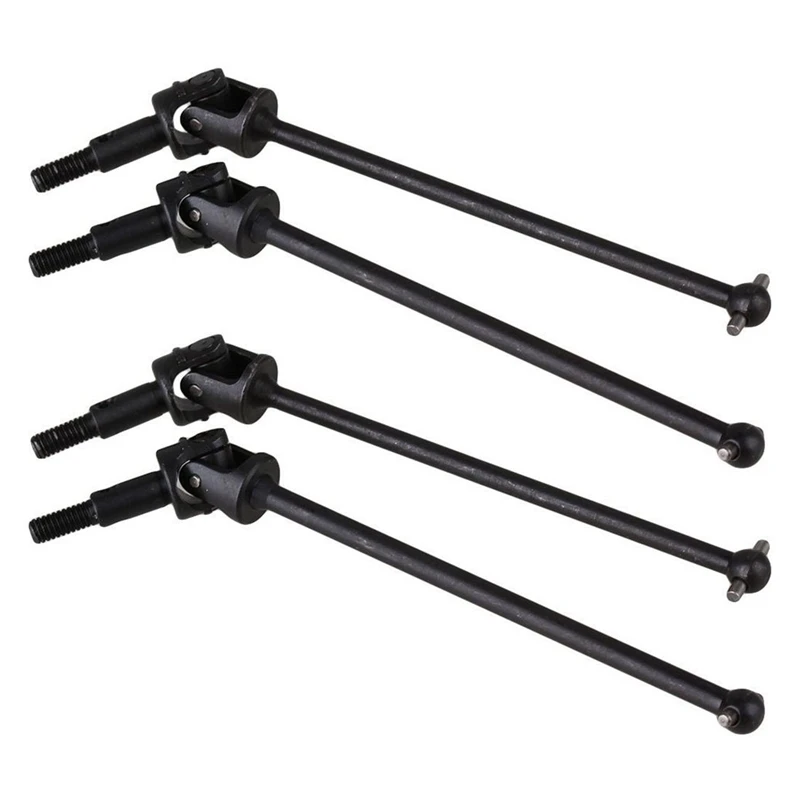 

4PCS Black Iron 106015 Upgrade Universal Drive Shaft For HSP 94105 94106 94107 RC1:10 Off Road Buggy Model Car