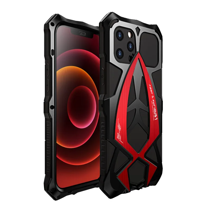 

Luphie Original Metal 360 Full Protect Armor Case For Iphone 12 Pro Max Phone Cover For Iphone12 Mini Shockproof Fundas Coque