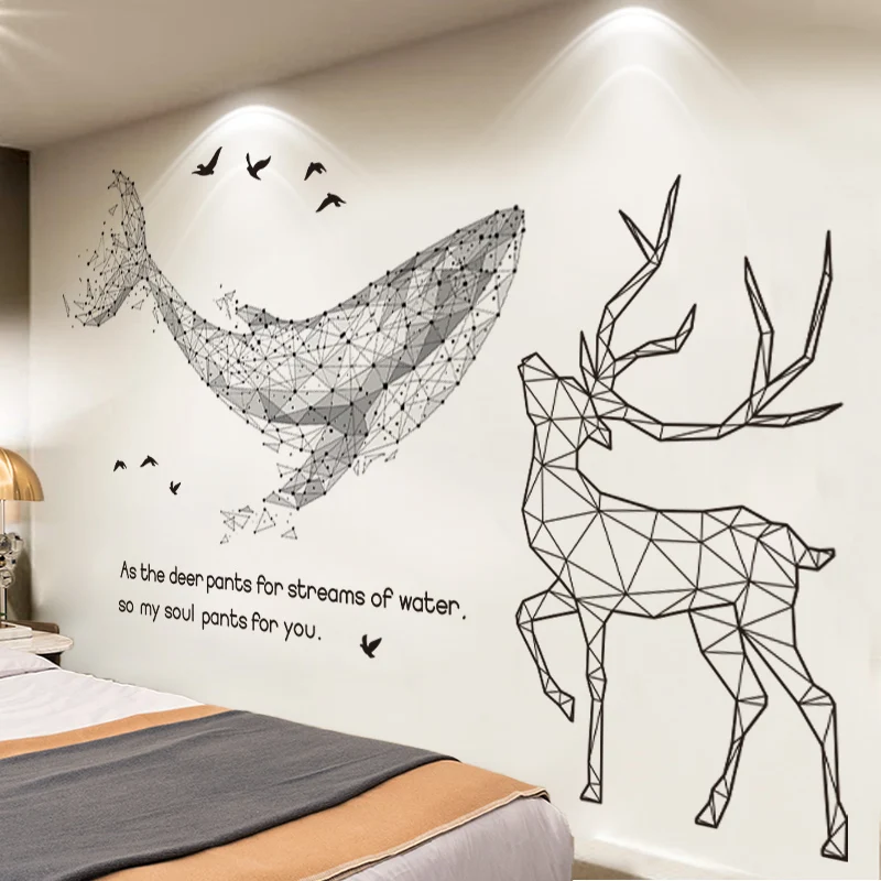 

[Shijuekongjian] наклейки на стену с изображением лесных деревьев, птицы своими руками, аксессуары для украшения детской комнаты, спальни