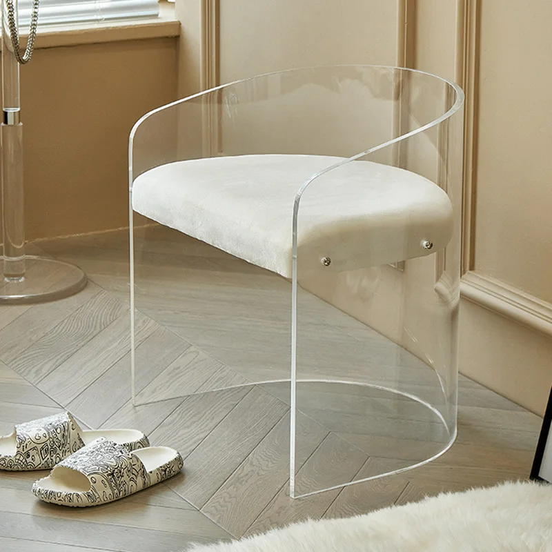 

Plastic Accent Dining Chair Relaxing Living Room Wedding Office Dining Chair Transparent Cafe Sillas De Comedor Room Furniture