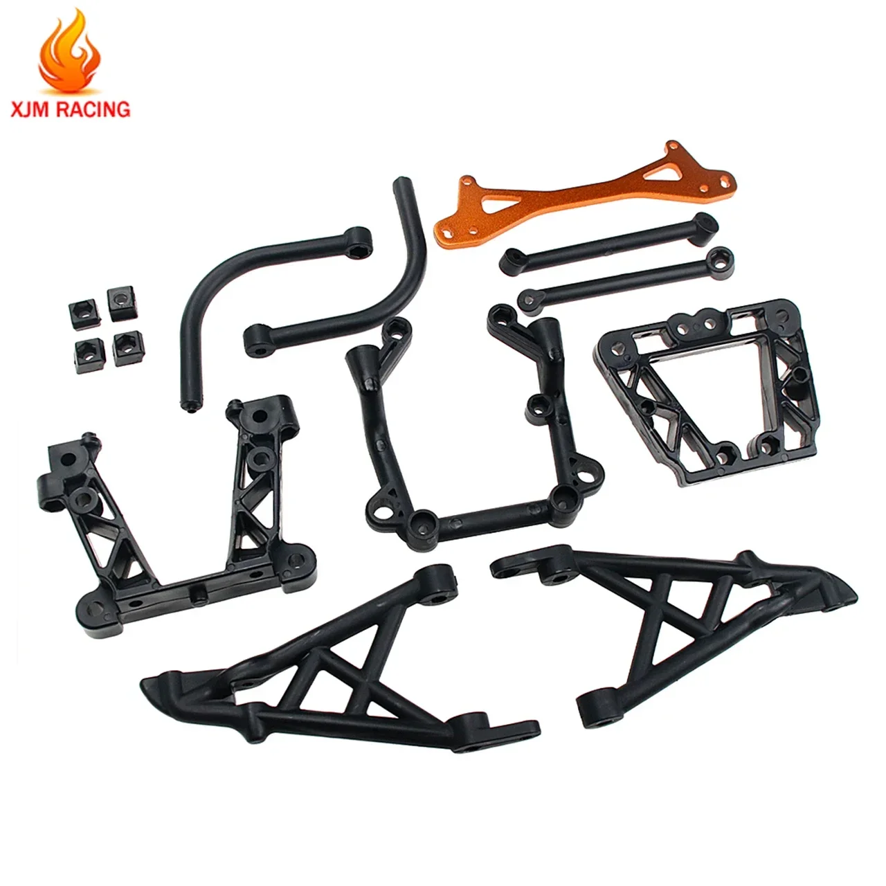 Пластиковая задняя перегородка крепежная пластина для 1/5 HPI ROFUN BAHA King Motor ROVAN BAJA 5B SS