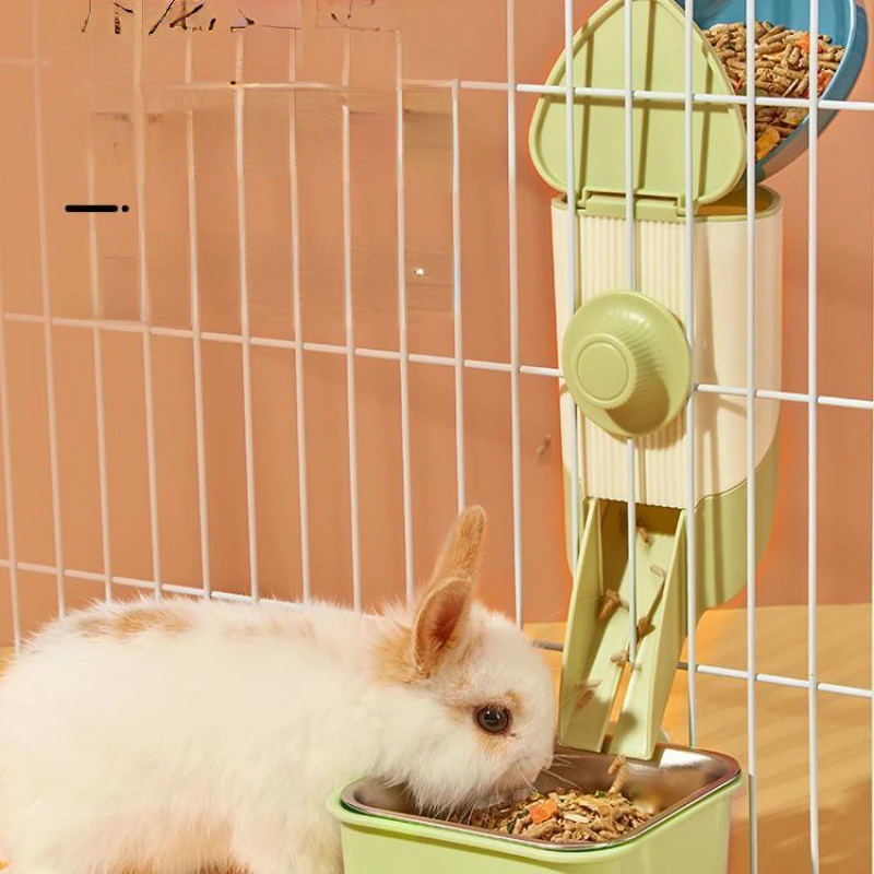 

1 Set Rabbit Food Feeder Convenient Large Capacity Small Pet Feeding Dispenser Brinquedos Guinea Pig Small Animals Supplies