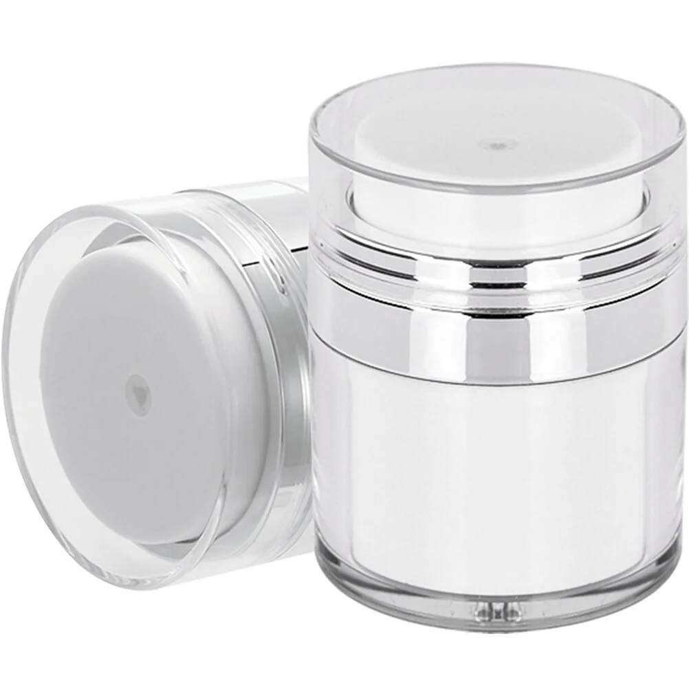 

Pump Container Airless Jar Containerss Press Empty Cream Push Skincare Sets Jars Lotion Face Travel Vacuum Bottles