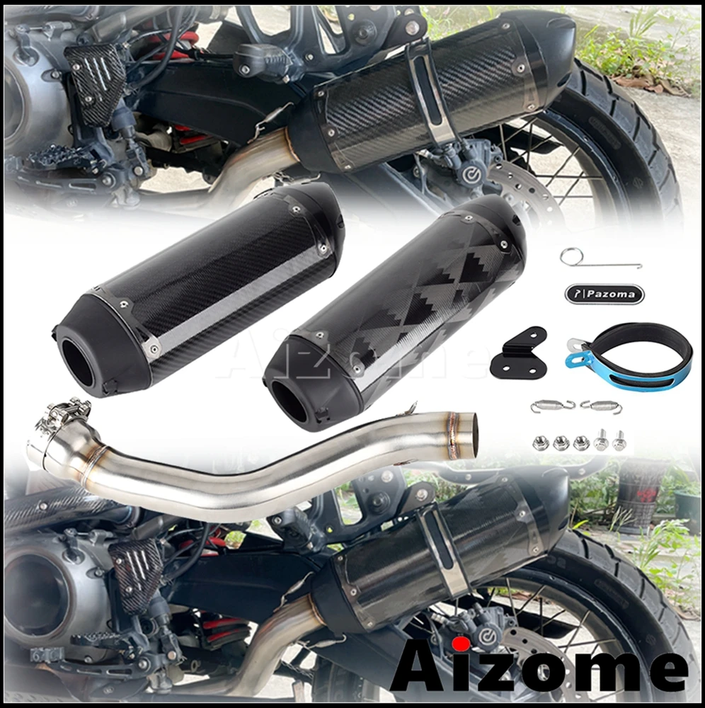 

Штампованный пружинный Впускной углеродный глушитель Выхлопная система трубы для Harley Pan America 1250 RA1250S выхлопной глушитель мотоцикла 2021-2023