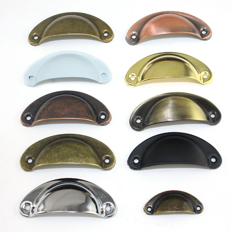 

Retro Metal Kitchen Door Drawer Cabinet Wardrobe Pull Handle Knobs Furniture Hardware handle Wholesale