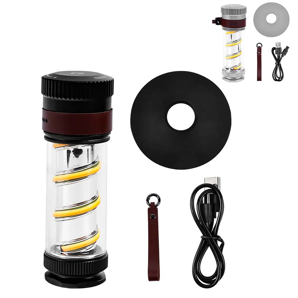 

Multifunction Camping Lights USB Charging Waterproof Tent Lamp Outdoor Camping LED Flashlight Hanging Lantern Emergency Lights