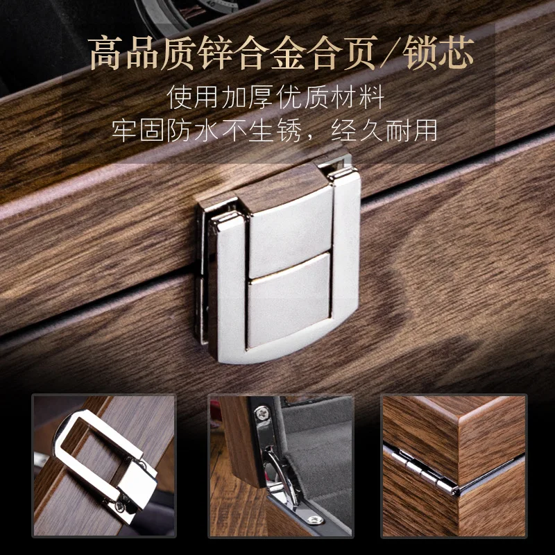 Walnut Wooden Watch Boxes Storage Organizer Box Watch Box Display Cabinet Men's Watches Mechanical Bracelet Free Shipping Gift