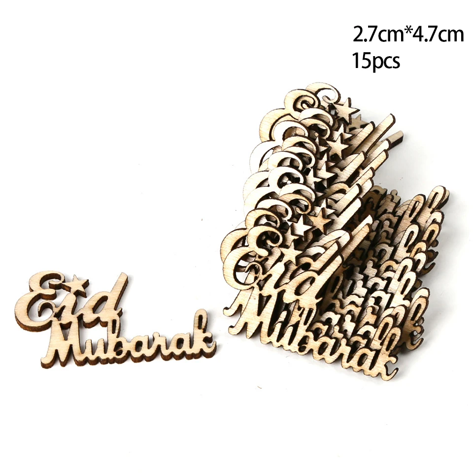 

Деревянные конфетти "Ид Мубарак", 15 шт.