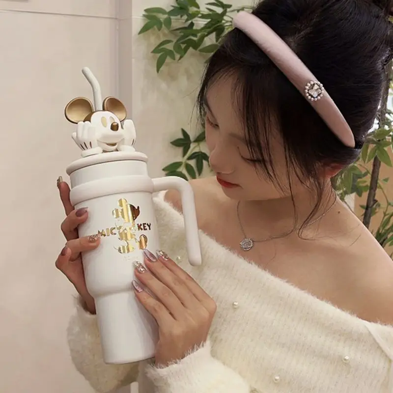 Термокружка MINISO со Straw для девочки