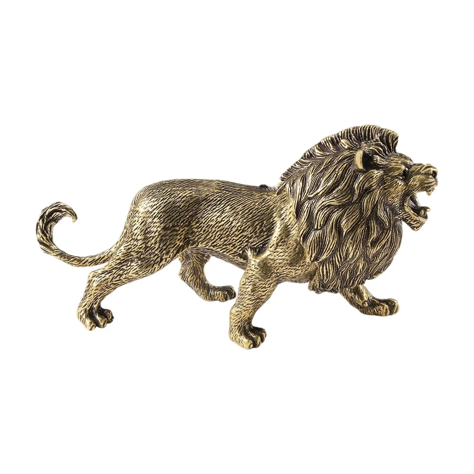 Медная скульптура искусственное украшение для дома ретро-дизайн статуэтка стола