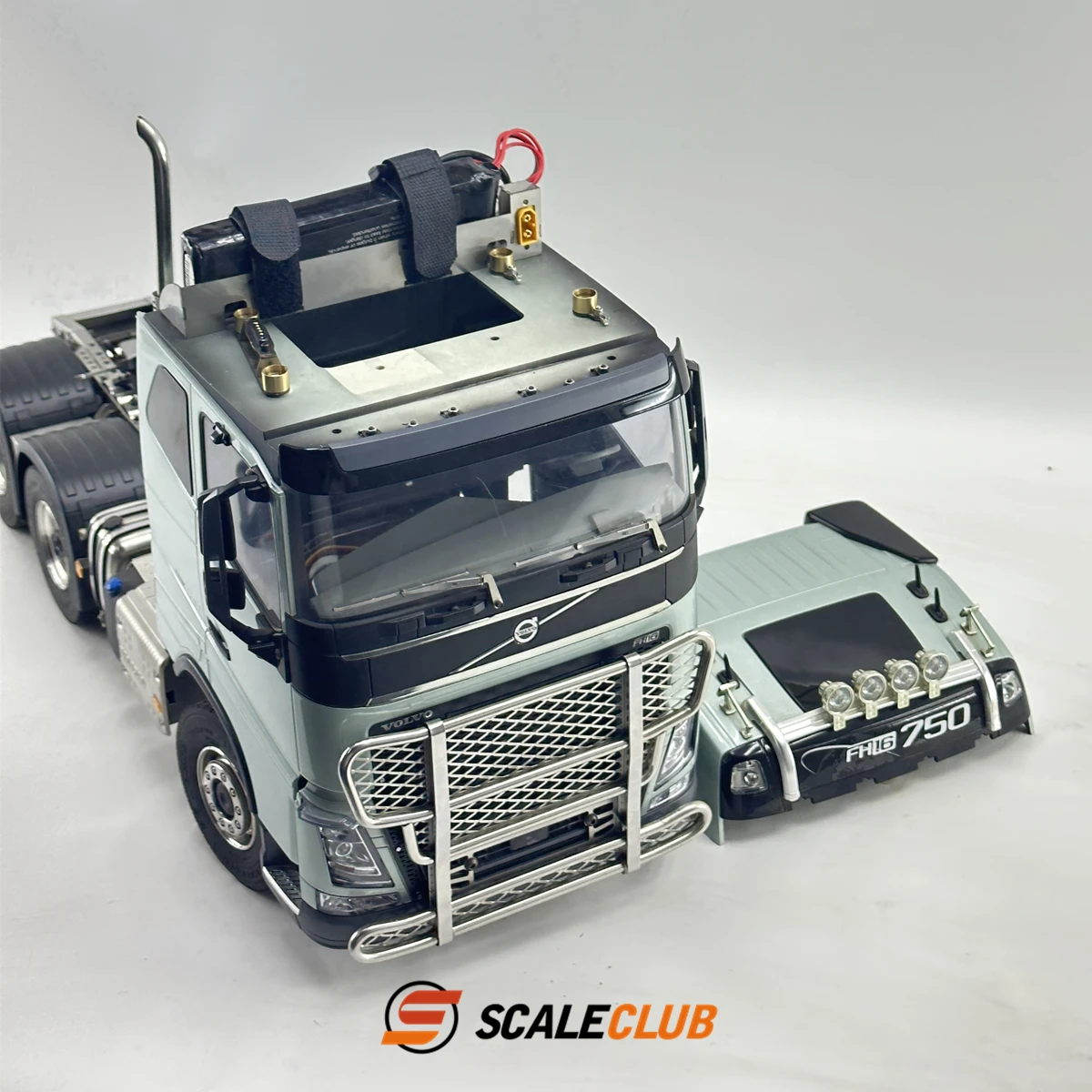 Фото Scaleclub 1/14 Tamiya Тракторный грузовик с магнитным высоким верхом №3
