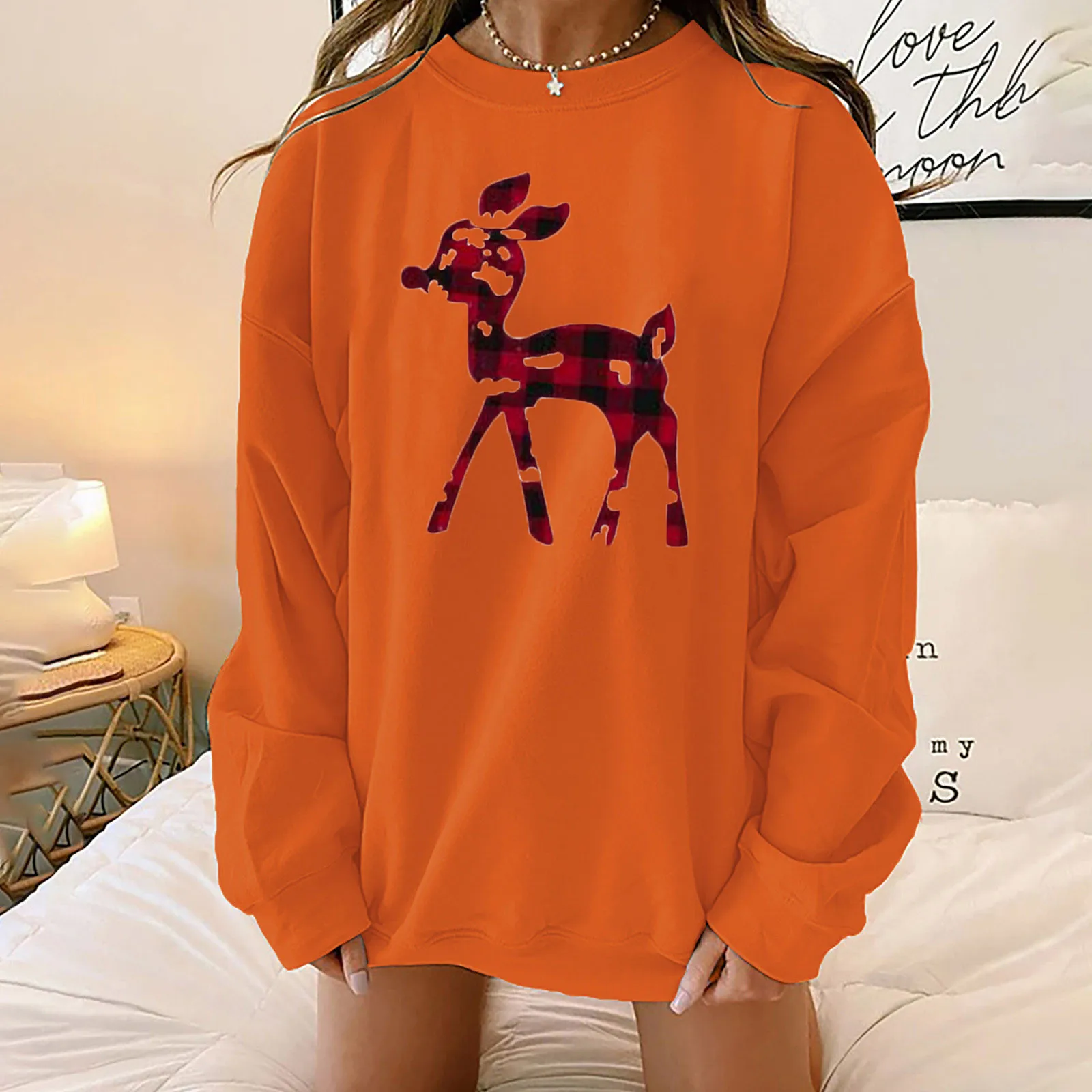 

Свитшот женский однотонный, художественный Топ, длинный Легкий свитшот на молнии, с длинным рукавом и графическим принтом, на Рождество