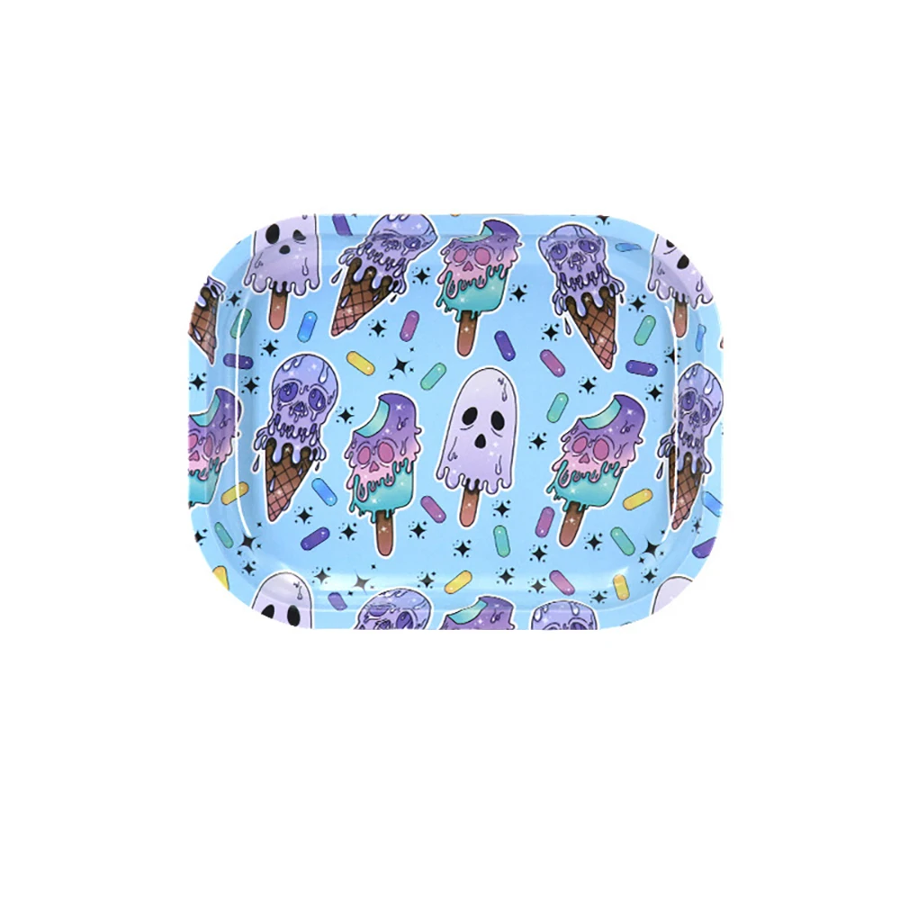 

Металлический роликовый контейнер для табака 18*14 см