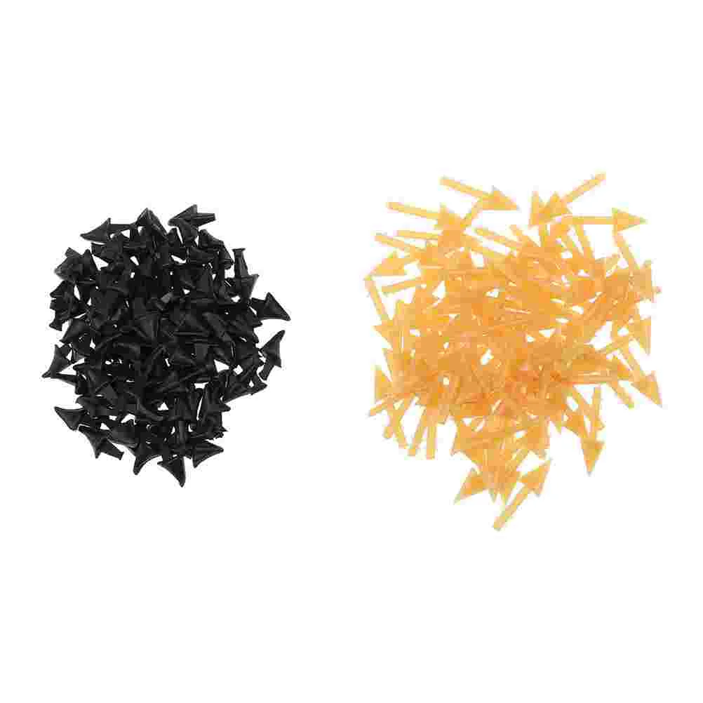 

140 Pcs Beak Accessories Fake Chick Chicken Bird Component Birds Mouth Decor DIY Pvc Children