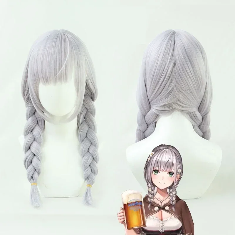 4 типа VTuber Широгане Ноэль парик для косплея Hololive Fantasy Youtuber термостойкий девочек