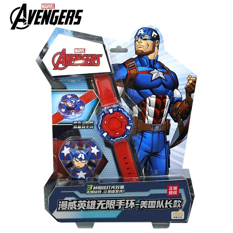 Браслет Marvel Мстители в стиле Капитана Америки браслет-спиннер три вида бликов