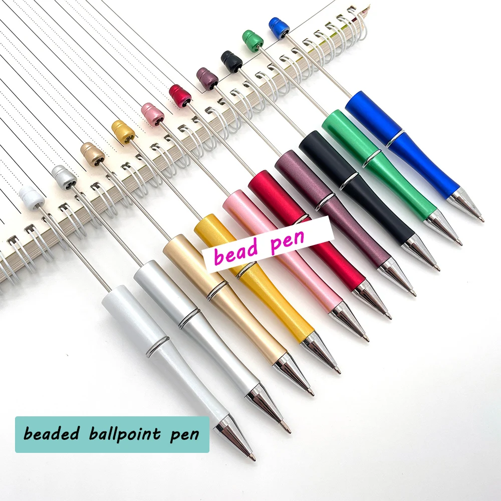

20pcs Beaded Ballpoint Pen Christmas Decor for Home Christmas Pendant Drop Ornaments New Year Gift Navidad 2022 Christmas Decor