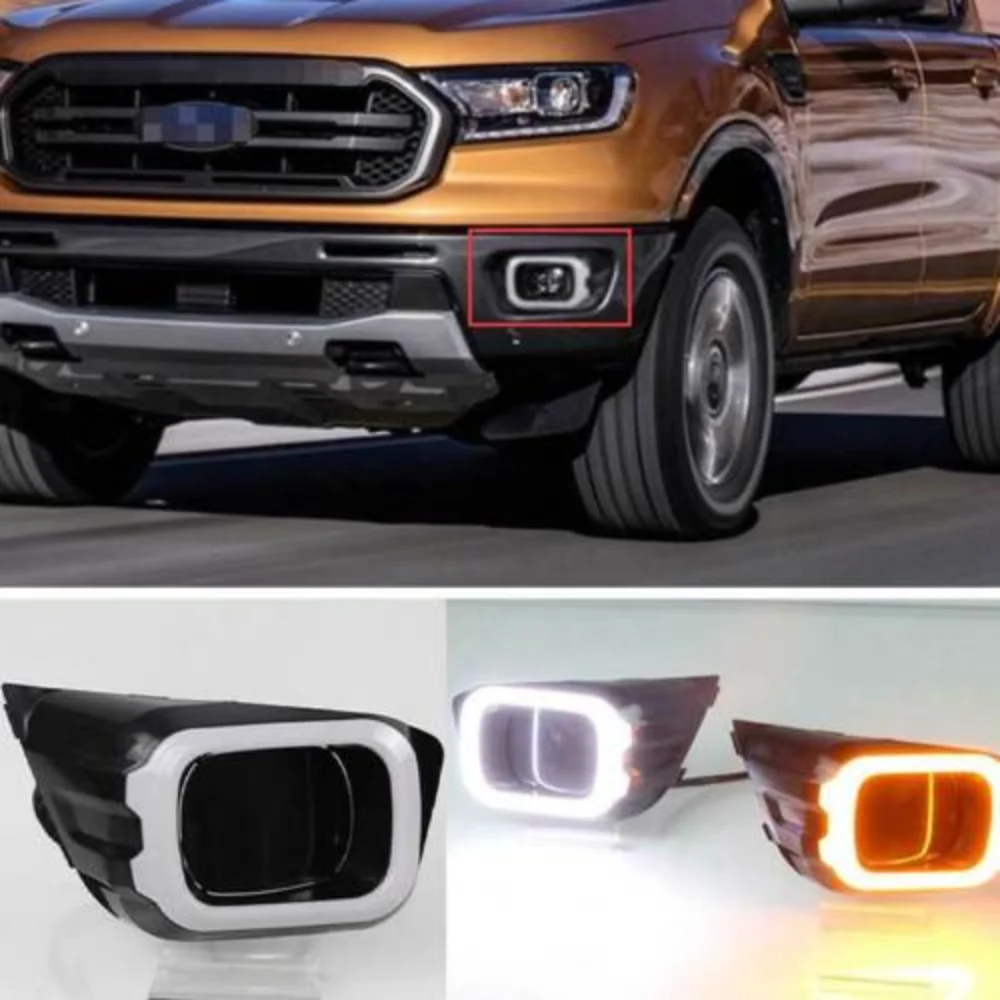 

2 шт., светодиодные дневные ходовые огни для Ford Ranger Wildtrak 2019 2020