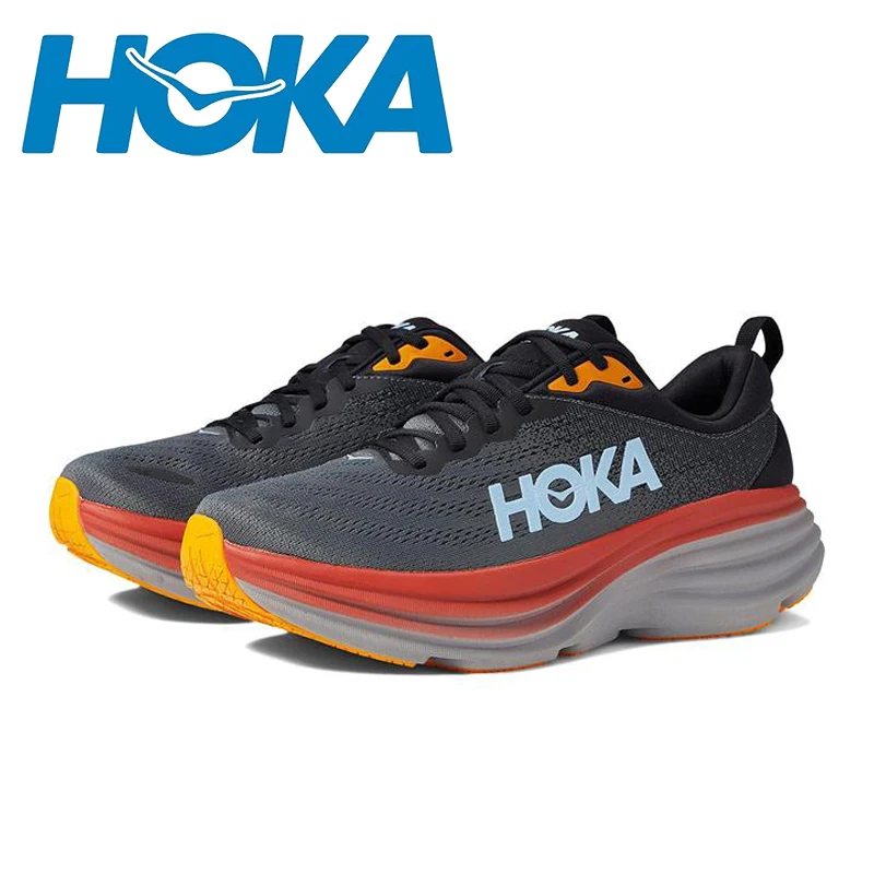 

HOKA Bondi 8 Sport Running Shoes Anti Slip Cushioning Breathable Road Runs Shoes Men Sport Shoes Lifestyle Outdoor Sneaker Women