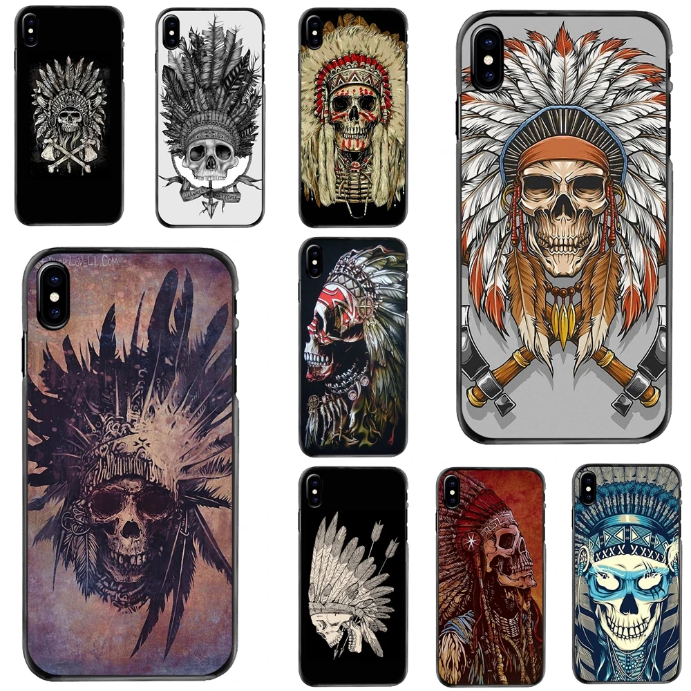 

For Apple iPhone 11 12 13 14 Pro MAX Mini 5 5S SE 6 6S 7 8 Plus 10 X XR XS Grateful Pins us Head Skull Dead Hard Phone Skin Case