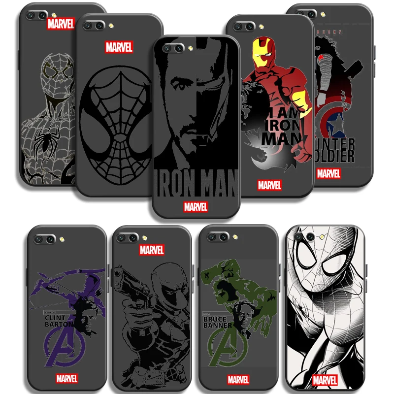 

Marvel Cartoon Spiderman Phone Cases For Huawei Honor P30 P40 Pro P30 Pro Honor 8X V9 10i 10X Lite 9A Coque Soft TPU Funda