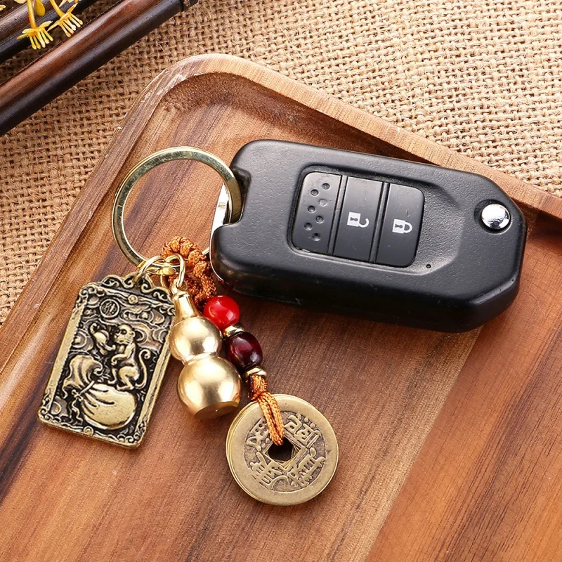 Подарочный Брелок с песком Чжао Гонг Mingwu Бог богатства двенадцать зодиаков