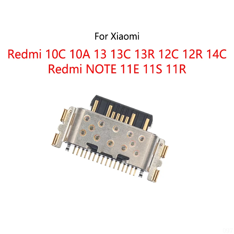 Фото 50 шт. для Xiaomi Redmi 10C 10A 13 13C 13R 12C 12R 14C Redmi ПРИМЕЧАНИЕ 11E 11S 11R USB-разъем для зарядки, разъем для зарядки, док-станция №3
