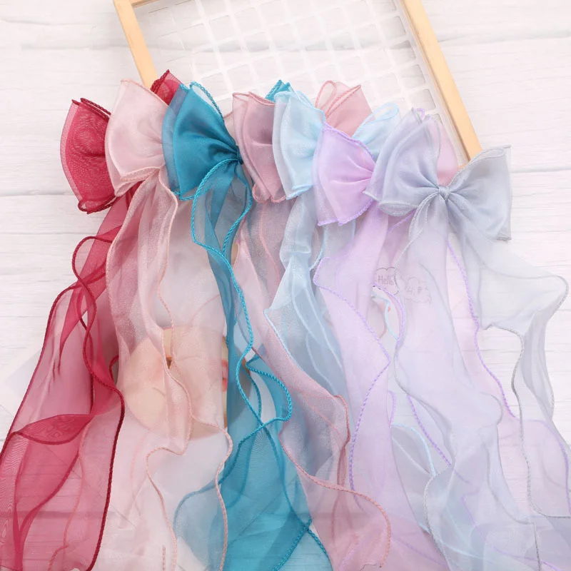 

Yarn Kids Hair Clips Big Bowknot Hairpin for Girl Teenager Fashion Accessories