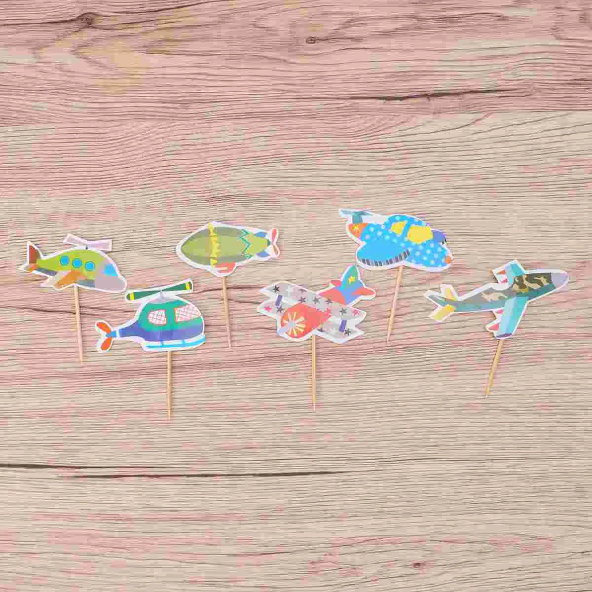

Topper Cake Pick Airplane Fondant Aeroplane Birthday Cupcake Baby Dessert Kids Planeaviation Pilot Wedding Shower
