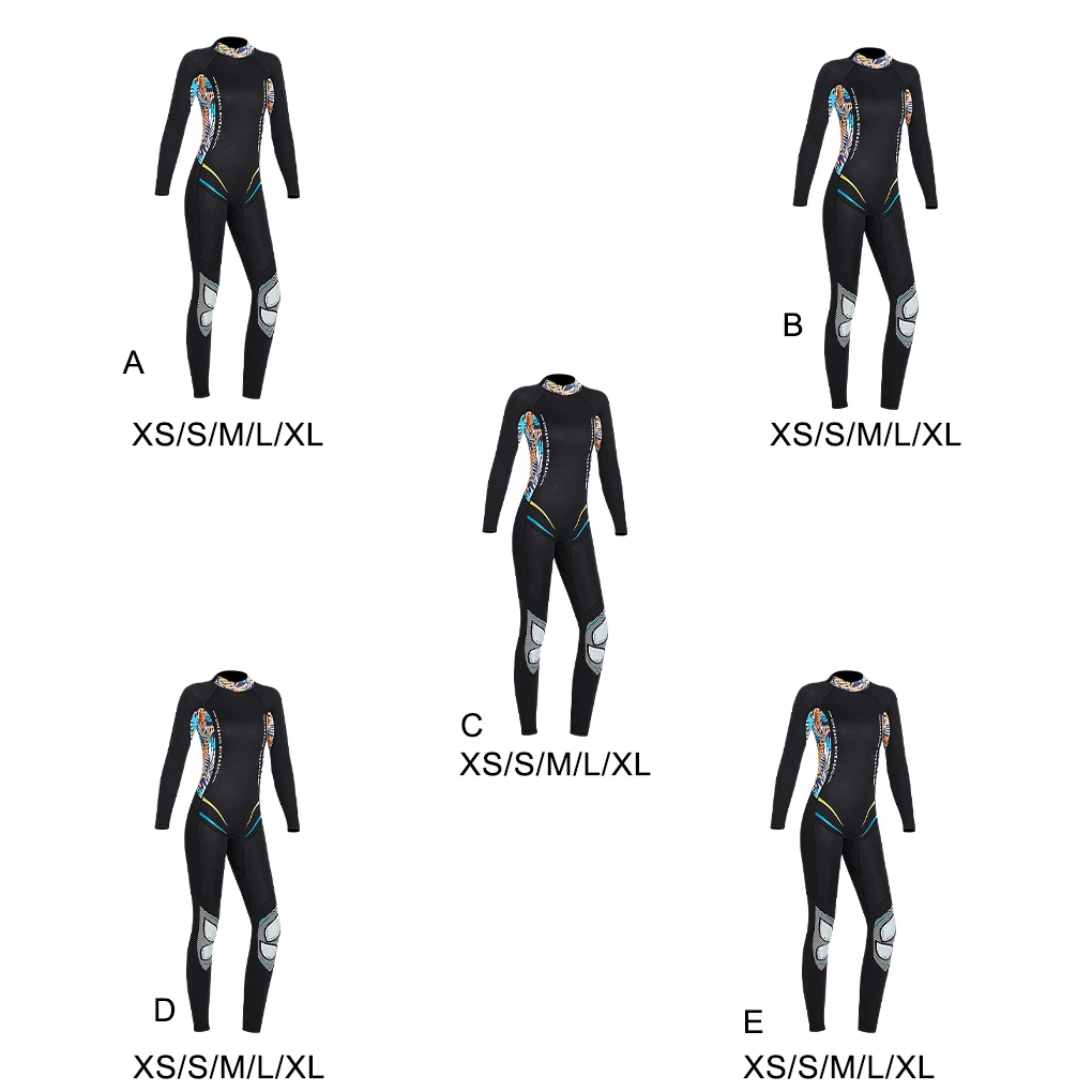 

Cold Proof Long Sleeve Wetsuit For Female - Stay Warm And Swim Freely Sun Proof Surfing And Snorkeling Swimsuit