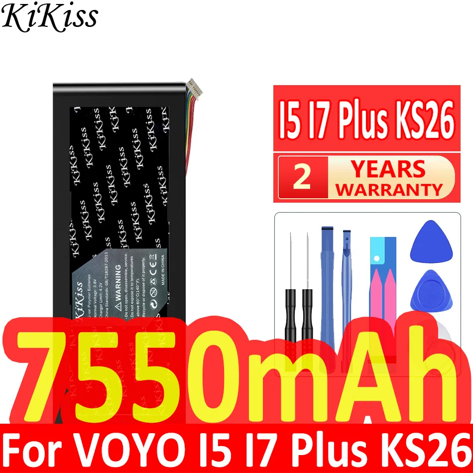 

7550mAh KiKiss Powerful Battery I5 I7 Plus KS26 for VOYO I5 I7 Plus KS26