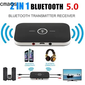 Upgraded Bluetooth 5.0 Audio Transmitter Receiver RCA 3.5mm AUX Jack USB Dongle Music Wireless Adapt
