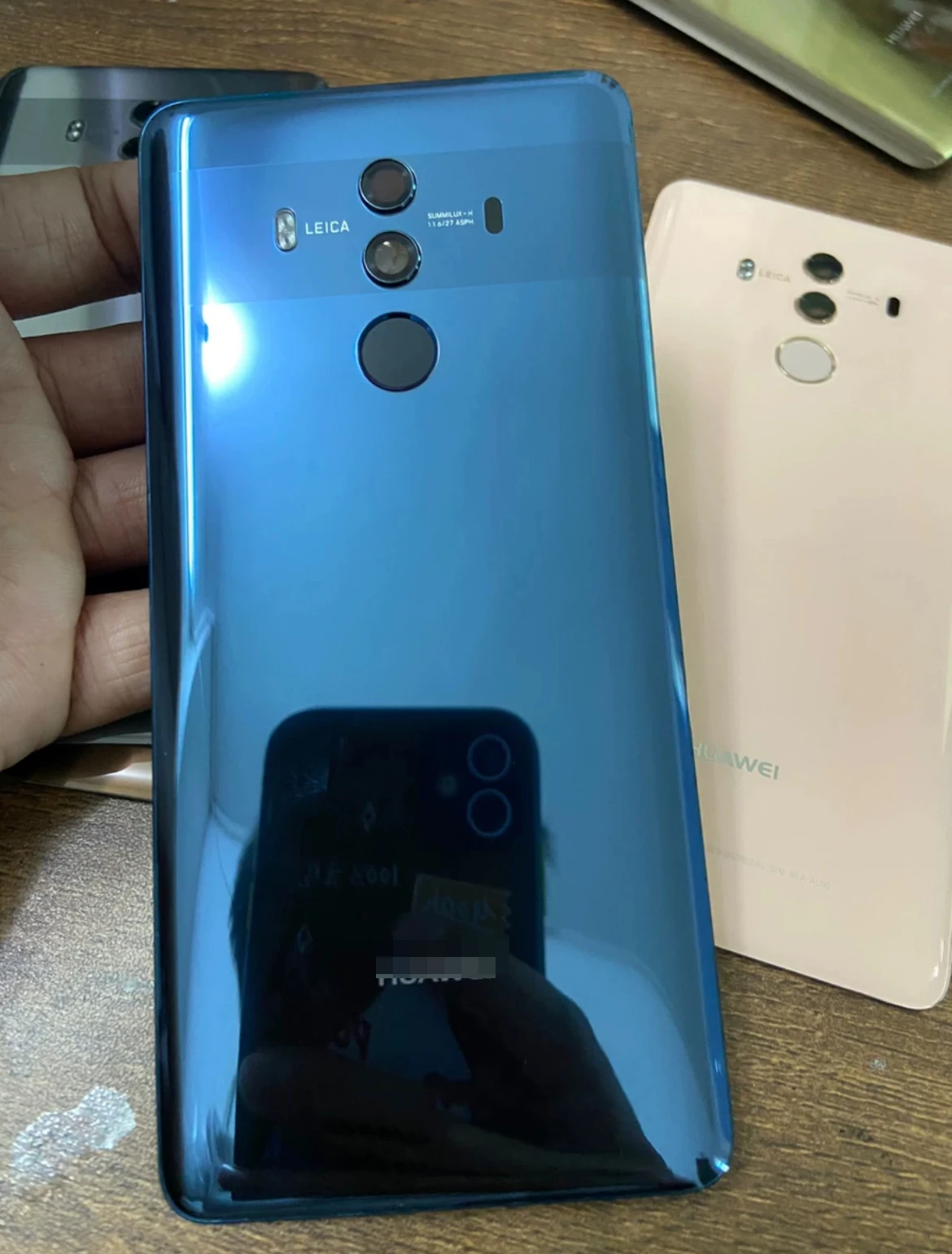 Оригинальная Крышка батарейного отсека для Huawei Mate 10 Pro задняя крышка телефона
